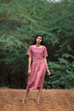 Peony - Mahogany Corded Dress - noolbyhand.com